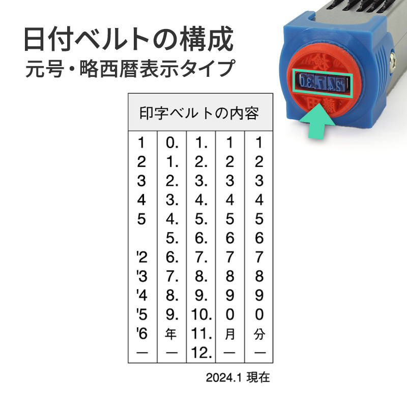 シャチハタ データースタンプ 6号丸(Aタイプ)