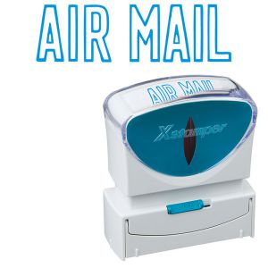 シャチハタ ビジネス用 B型 ヨコ キャップレス【AIR MAIL】藍色