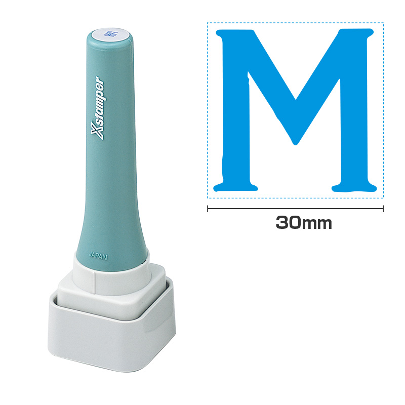 シャチハタ 等級表示印 30号 【M】藍色