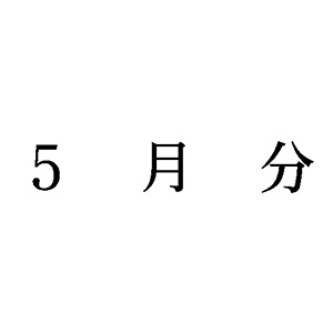 シャチハタ 科目印 【5月分】 品番：X-NK-528