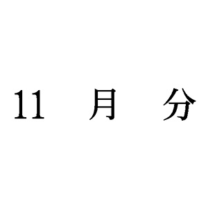 シャチハタ 科目印 【11月分】 品番：X-NK-548